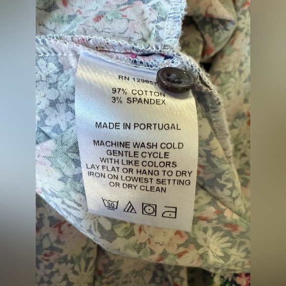 The Shirt by Rochelle Sleeveless Behrens Floral Shirt Dress, msrp $195, S - Picture 8 of 16